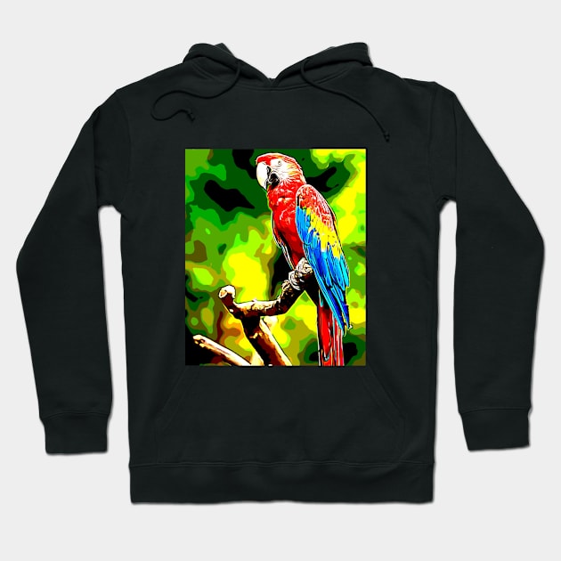 Macaw Hoodie by SouthAmericaLive